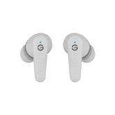 Audifonos Earbud Getttech Bluetooth Blanco Con Gris - Gue-T8Pbl-Wg