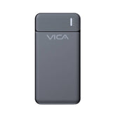 Power Bank VICA 10000 mAh - Puertos USB 2.0, Tipo C y Micro USB - Batería de Polímero con Carga Rápida - Portabilidad Extrema
