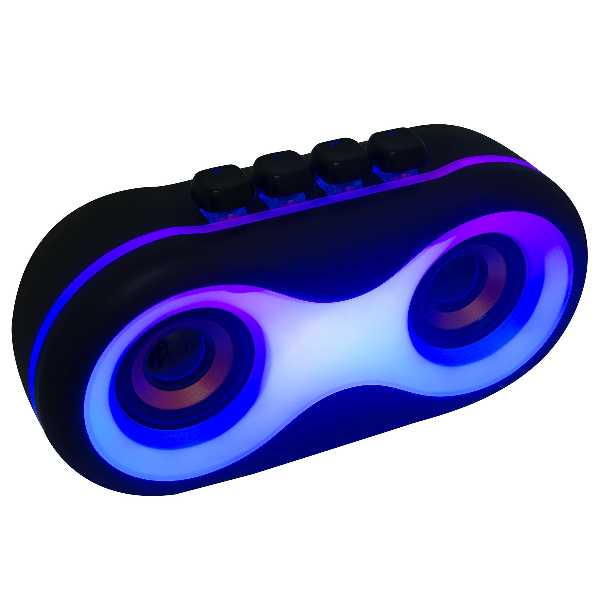 Bocina Bluetooth Inalámbrica Portátil Perfect Choice Owty PC-113218 - Con Teclas Mecánicas Retro - Diseño Exclusivo