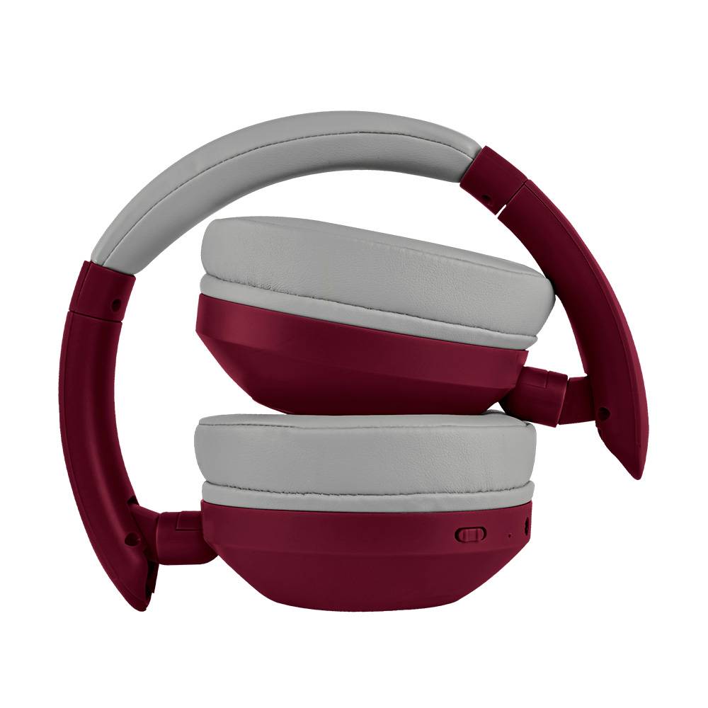 Audífonos Bluetooth Inalámbricos Perfect Choice Soundia Burgundy - Diadema Plegable Acolchada - Ultra Confortables