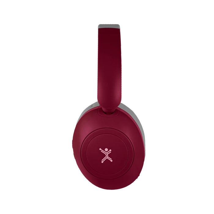 Audífonos Bluetooth Inalámbricos Perfect Choice Soundia Burgundy - Diadema Plegable Acolchada - Ultra Confortables