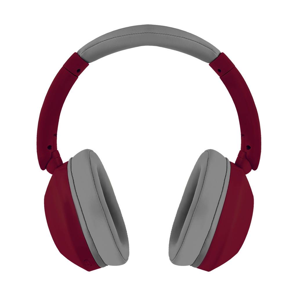 Audífonos Bluetooth Inalámbricos Perfect Choice Soundia Burgundy - Diadema Plegable Acolchada - Ultra Confortables
