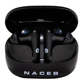 Audífonos In-Ear Bluetooth Naceb NA-0322 | Cancelación de Ruido ANC+ENC | Audio De Alta Fidelidad y Llamadas Claras