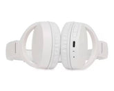 Diadema Panasonic Bluetooth Blanca - Hasta 72 Horas de Batería con Micrófono Cancelación de Ruido - Llamadas Claras sin Interrupciones - Comodidad Premium
