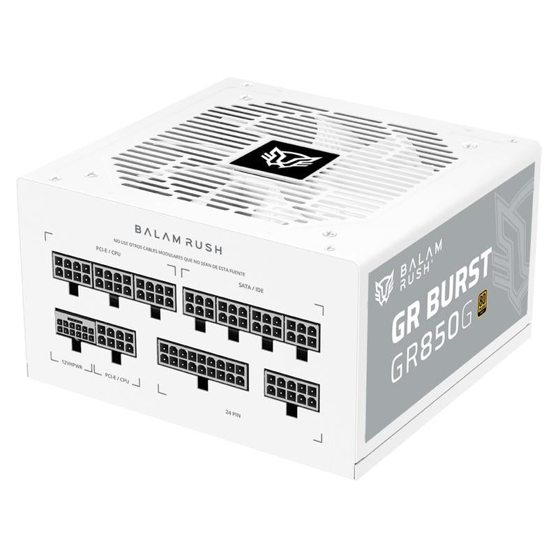Fuente De Poder Balam Ruhs Atx 850W 80 Plus Gold Full Modular White Br
