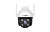 Cámara de Vigilancia Exterior TENDA CH7 - Cobertura Visual 360° con Visión Nocturna a Color - Detección Humana Avanzada - Máxima Seguridad