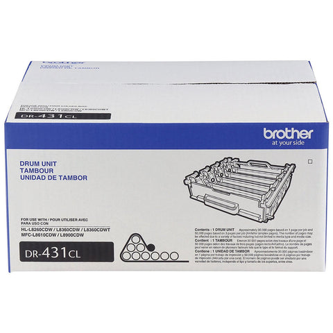 Tambor Brother Valor DR431CL - rendimiento aproximado 30, 000 páginas Tambor Brother Valor DR431CL - rendimiento aproximado 30, 000 páginas
