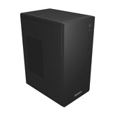 Gabinete Micro Torre Quaroni Negro con Fuente 500W y Ventilador - Listo para Armar tu PC - Elegante