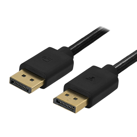 Cable Game Factor Display Port 1.4 Macho A Macho 4K 2 Mts Ch. Oro 24K (Dtd400) Cable Game Factor Display Port 1.4 Macho A Macho 4K 2 Mts Ch. Oro 24K (Dtd400)