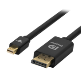 Cable Game Factor Mini Display Port A Display Port 4K 2 Mts Ch. Oro 24K (Mdtd400)