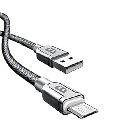 Cable Metalico Blackpcs Excelence Micro Usb V8 Plata 1M (Casmte-3) Cable Metalico Blackpcs Excelence Micro Usb V8 Plata 1M (Casmte-3)