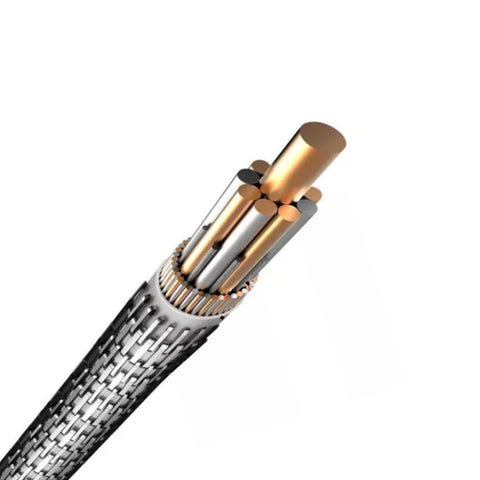 Cable Metalico Blackpcs Excelence Micro Usb V8 Plata 1M (Casmte-3) Cable Metalico Blackpcs Excelence Micro Usb V8 Plata 1M (Casmte-3)