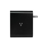 Cargador De Pared Vorago Tipo Con 100W, 5 Puertos, Quick Charge 3.0, Color Negro (Au-600)