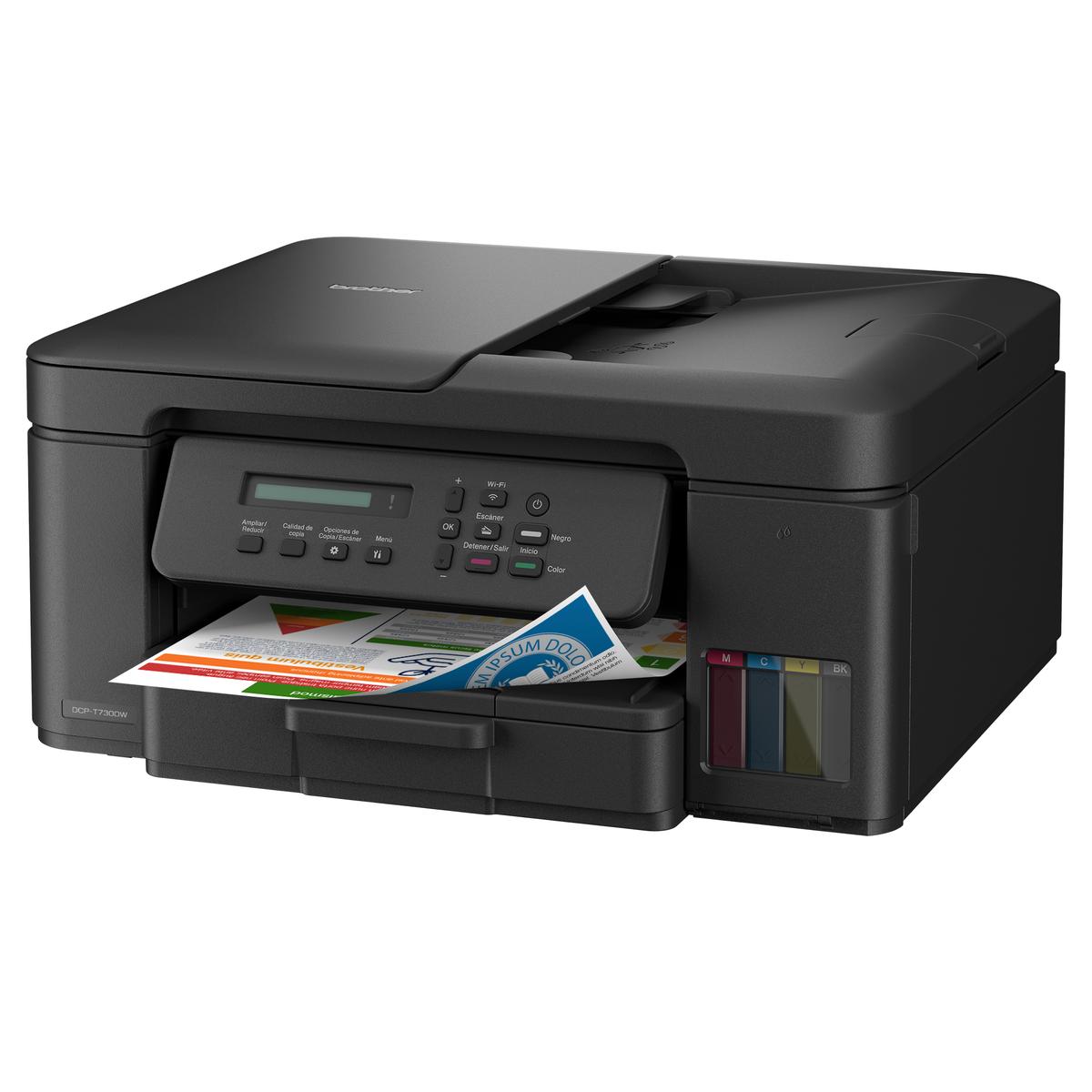 Multifuncional Brother A Color Inkbenefit Tank Wifi Duplex Dcp-T730Dw