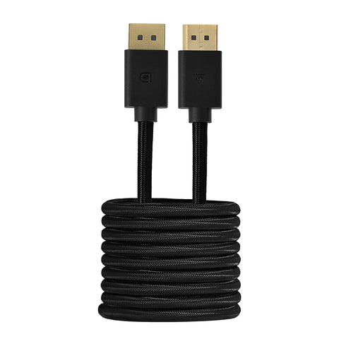 Cable Game Factor Display Port 1.4 Macho A Macho 4K 2 Mts Ch. Oro 24K (Dtd400) Cable Game Factor Display Port 1.4 Macho A Macho 4K 2 Mts Ch. Oro 24K (Dtd400)