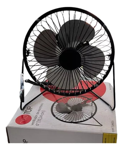 ¡ventilador Escritorio Usb 6  Negro - Frescura Garantizada! ¡ventilador Escritorio Usb 6  Negro - Frescura Garantizada!