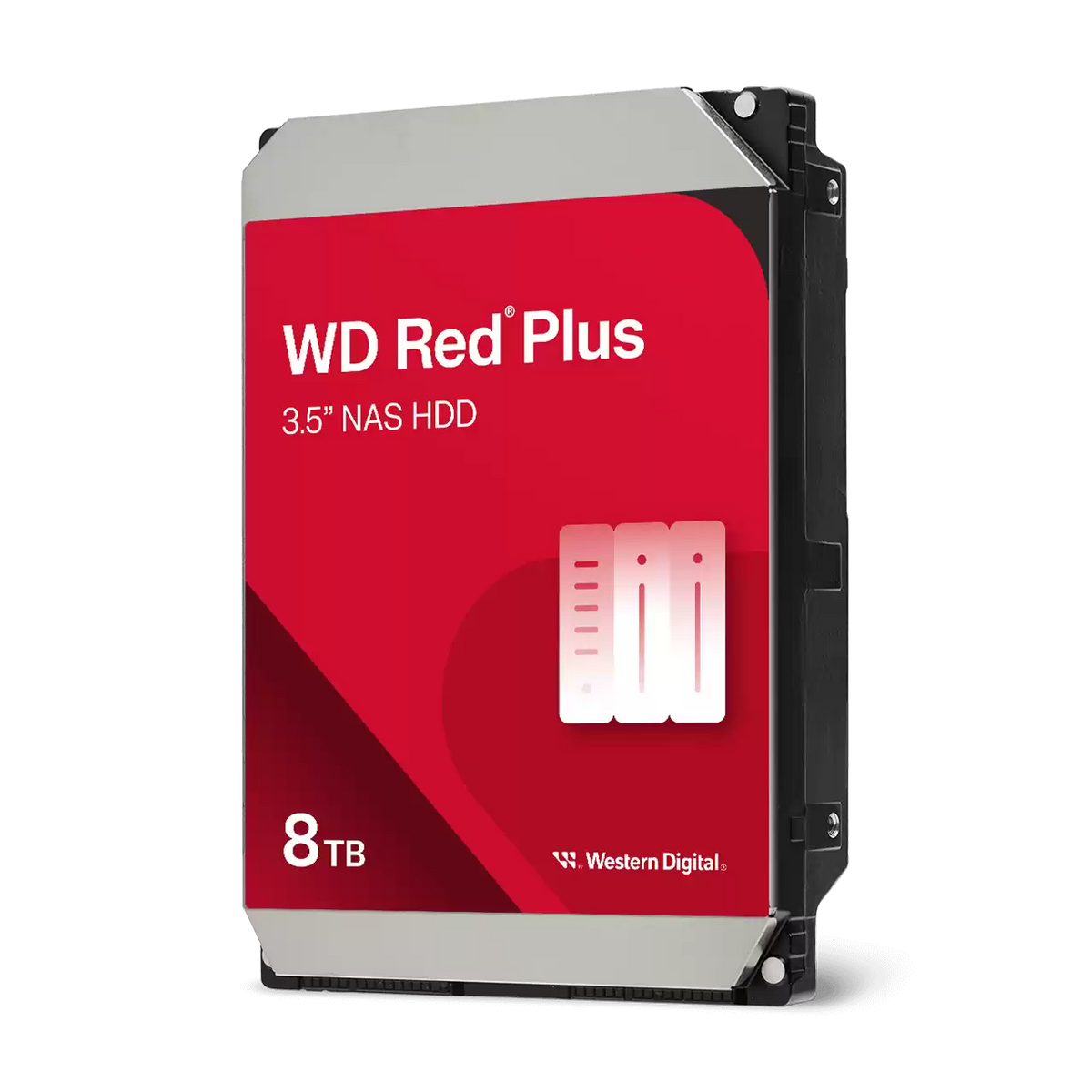 Disco Duro Interno Wd 8Tb 3.5 256Mb Sata3 Cmr Nas Red Plus (Wd80Efpx)