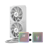 Enfriamiento Líquido Balam Rush Cryo Prism 240mm ARGB Alto Rendimiento Blanco