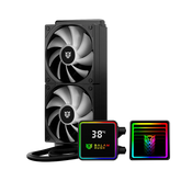 Enfriamiento Líquido Balam Rush Cryo Prism 240mm ARGB Alto Rendimiento Negro