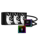 Enfriamiento Líquido Balam Rush Cryo Prism 360mm ARGB Alto Rendimiento Negro