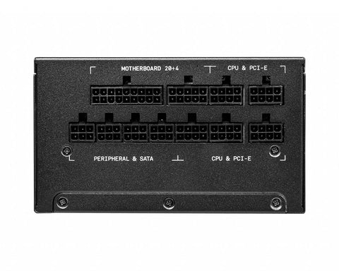 Fuente De Poder Msi Mpg A1000G 1000W 80 Plus Gold Atx 12V Modular Fuente De Poder Msi Mpg A1000G 1000W 80 Plus Gold Atx 12V Modular
