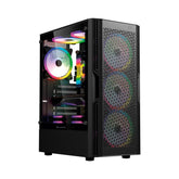 Gabinete Gamer Media Torre Balam Rush Dragonfly Ventra GM570 - Soporte ATX, Micro ATX y Mini ITX - Excelente Flujo de Aire