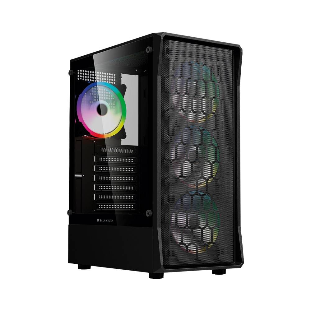 Gabinete Gamer Media Torre Balam Rush Dragonfly Hex GM560 - Compatibilidad ATX y Paneles Cristal - Espacio Ideal para Componentes