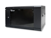 Gabinete Pared 6U ENSON ENS-RKGB6U - Negro, Rack o bastidor independiente, 60 kg, 6U