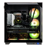 Gabinete Gamer Naceb NA-0639 - Cristal Templado con 4 Ventiladores ARGB y USB-C - Conectividad Moderna y Gran Flujo