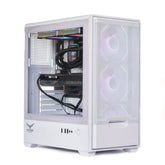 Gabinete Gamer Naceb Stella Blanco ATX Iluminación RGB y Diseño Cristal Templado