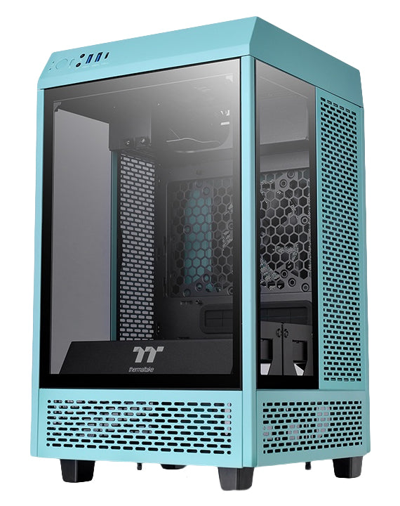 Gabinete THERMALTAKE The Tower 100 Turquoise Mini Chassi - Mini Torre, Gabinete, Mini-ITX, Turquesa