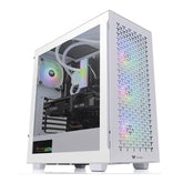 Gabinete THERMALTAKE V350 TG ARGB AIR - Mid-Torre, Gabinete, ATX, Micro ATX y Mini-ITX, Color blanco