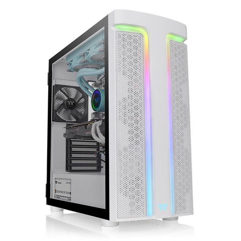 Gabinete Thermaltake H590 TG Snow ARGB (CA-1X4-00M6WN-00) - Color Blanco, Media Torre Gabinete Thermaltake H590 TG Snow ARGB (CA-1X4-00M6WN-00) - Color Blanco, Media Torre