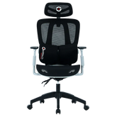 Silla Gamer Getttech Ergonomica, Malla, Soporte Lumbar, Negro/Gris