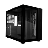 Gabinete Game Factor Atx Fishtank Doble Cristal Usb 3.0 Sin Fuente Negro Csg700-Bk