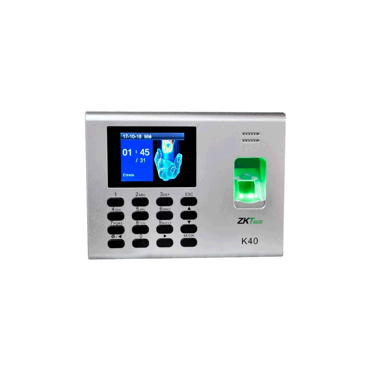 Control De Acceso Y Asistencias Zkteco Simple, 1000 Huellas,Tcp/Ip, Usb- (K40)