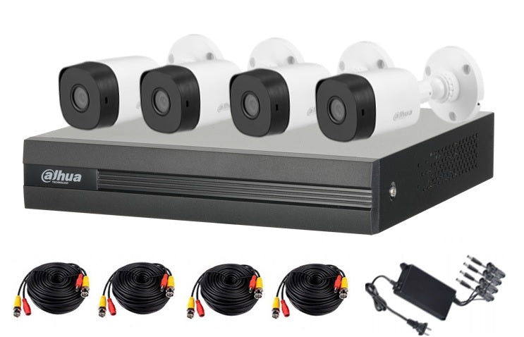 Kit de Videovigilancia Dahua 4 canales Dahua Technology KITXVR1B04-I1MP-2.8 - 4, 1 MP