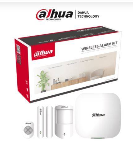 Kit Alarma 4G Wifi Ethernet, Monitoreo APP, Panel Ethernet - 3G/ 4G (Dual SIM), Sensor Movimiento, Contacto Magnético Control Remoto NB