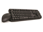 Kit Nifty TechZone Combo Inalámbrico - Teclado QWERTY 104 Teclas y Mouse 1600 DPI - Conexión Estable USB - Comodidad Garantizada