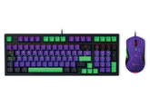 Kit Gamer 2 En 1 Teclado 90% Mecánico Rgb+Mouse 7200 Dpi Morado Y Verde