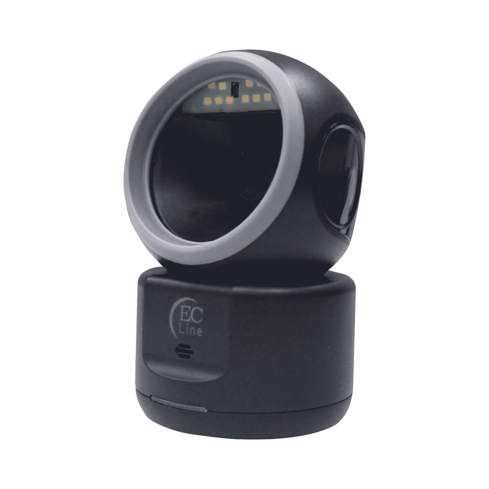 Lector de Código de Barras 2D EC LINE EC-2600-2D - Escaneo Continuo por Inducción Automática - Lee Pantallas y Papel - Velocidad Superior