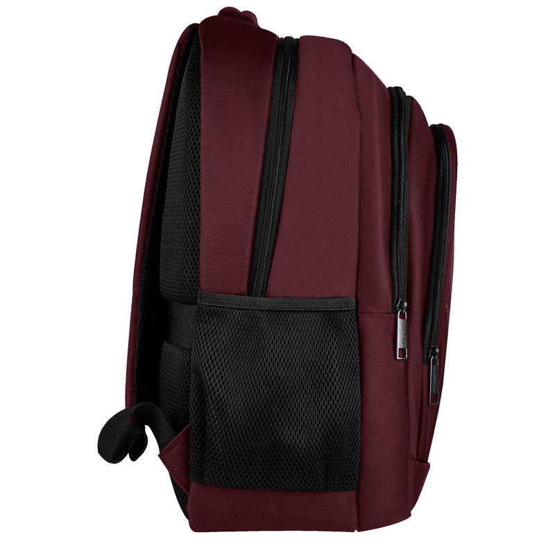 Mochila para Laptop 15.6 a 17 Pulgadas Perfect Choice Comfort Burgundy - Diseño Ultraligero y Cómodo - Estilo Ejecutivo