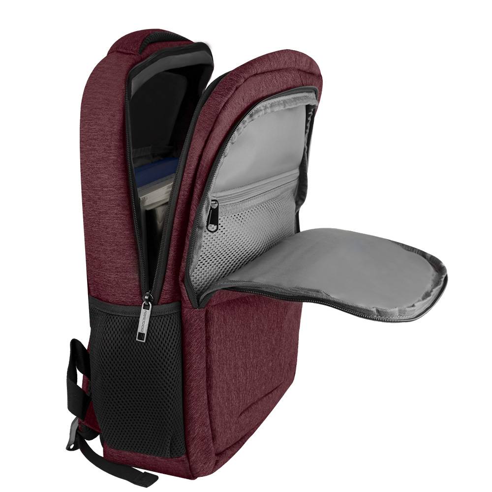 Mochila para Laptop 15.6 a 17 Pulgadas Perfect Choice Trova Rojo - Amplia y Altamente Resistente - Calidad Premium