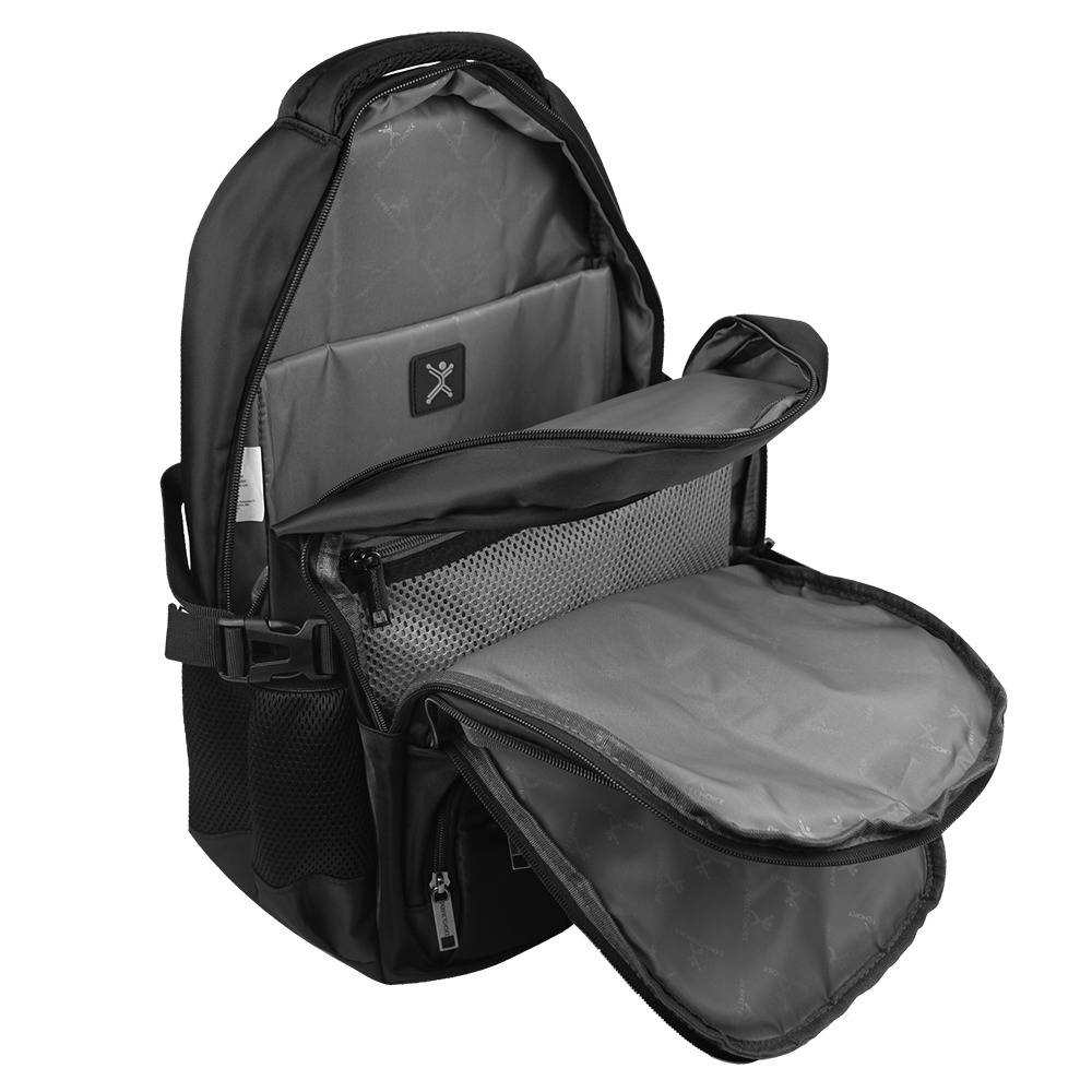 Mochila para Laptop 15.6 a 17 Pulgadas Perfect Choice Forter PC-084679 Negro - Múltiples Compartimentos Organizadores - Gran Capacidad