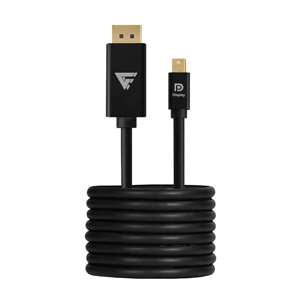 Cable Game Factor Mini Display Port A Display Port 4K 2 Mts Ch. Oro 24K (Mdtd400)