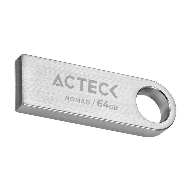 Memoria USB Acteck Nomad Metal MUF-6400 - Capacidad 64GB - Gran Capacidad de Archivos en Diseño Compacto