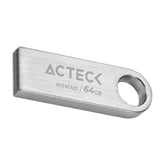 Memoria USB Acteck Nomad Metal MUF-6400 - Capacidad 64GB - Gran Capacidad de Archivos en Diseño Compacto