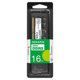 Memoria RAM ADATA DDR5 16GB SODIMM - Frecuencia de 5600MHz - Potencia y Velocidad para Laptop - Nuevo