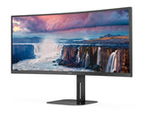 Monitor Curvo AOC 34" Ultra Wide – Resolución Quad HD 100Hz – Inmersión Total para Juegos y Trabajo – Asombroso