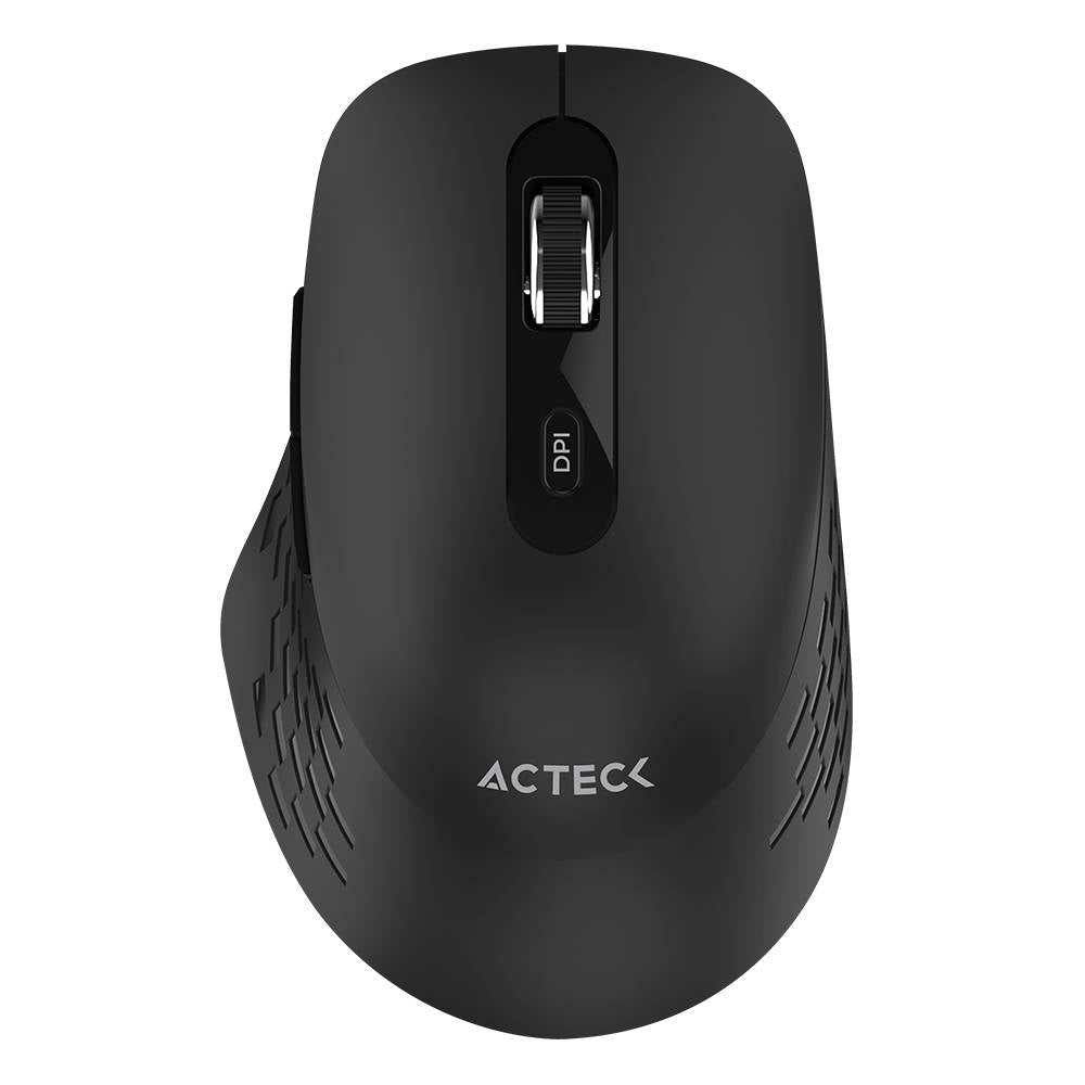 Mouse Inalámbrico Acteck Optimize Flow MI480 - Bluetooth y USB 2.4GHz con 5 Botones - Navegación Fluida e Ergonomía